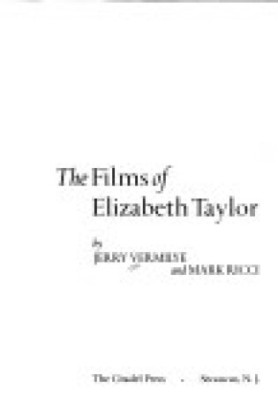 Cover of The Films of Elizabeth Taylor