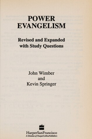 Cover of Power Evangelism