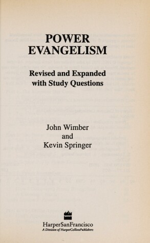 Book cover for Power Evangelism