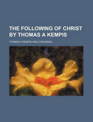 Book cover for The Following of Christ by Thomas a Kempis