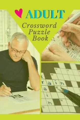 Cover of Adult Crossword Puzzle Book