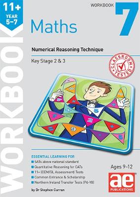 Book cover for 11+ Maths Year 5-7 Workbook 7