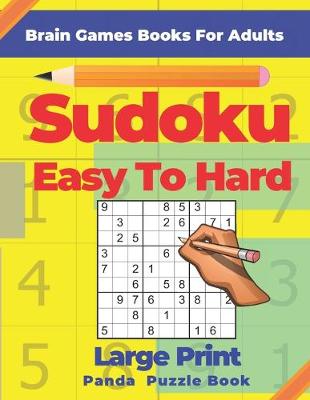 Book cover for Brain Games Book For Adults - Sudoku Easy To Hard