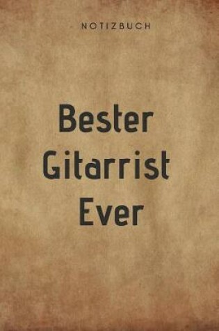 Cover of Bester Gitarrist Ever Notizbuch