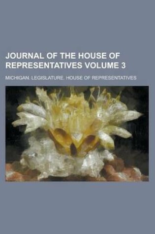 Cover of Journal of the House of Representatives Volume 3