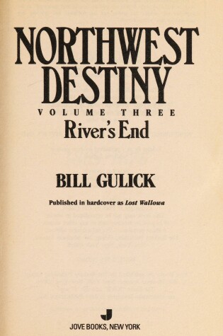 Cover of NW Destiny Bk3: River
