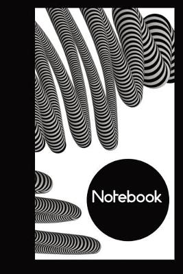 Book cover for Black and White Wired Notebook