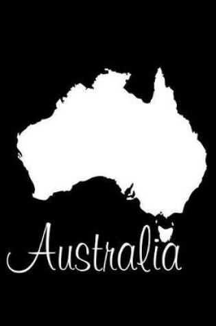 Cover of Australia - Black Lined Notebook with Margins