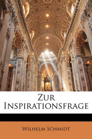 Cover of Zur Inspirationsfrage