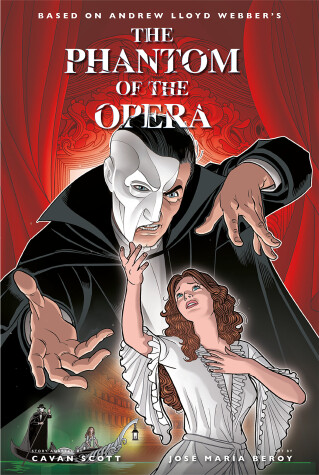 Book cover for The Phantom of the Opera - Official Graphic Novel