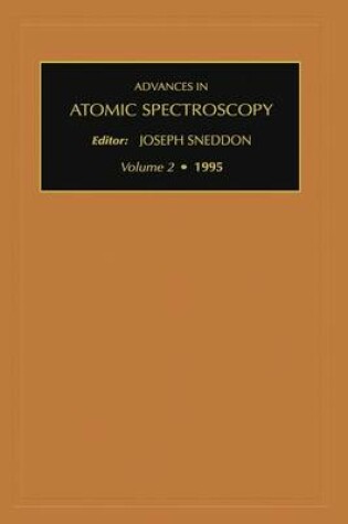 Cover of Advances in Atomic Spectroscopy, Volume 2