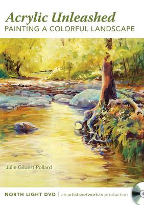 Book cover for Acrylic Unleashed - Painting a Colorful Landscape