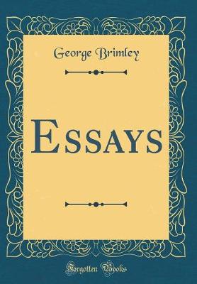 Book cover for Essays (Classic Reprint)