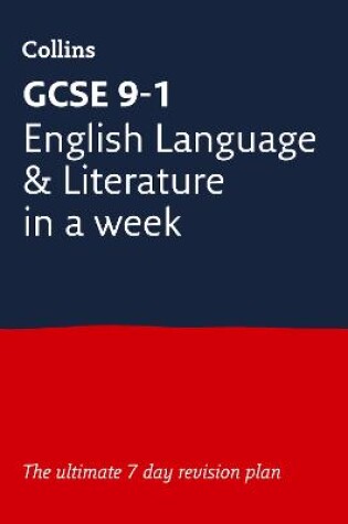 Cover of GCSE 9-1 English Language and Literature In A Week