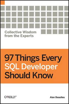 Book cover for 97 Things Every SQL Developer Should Know