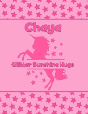 Book cover for Chaya Glitter Sunshine Hugs