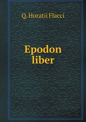 Book cover for Epodon liber