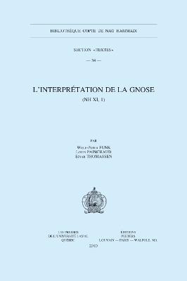 Book cover for L'interpretation de la Gnose (NH XI, 1)