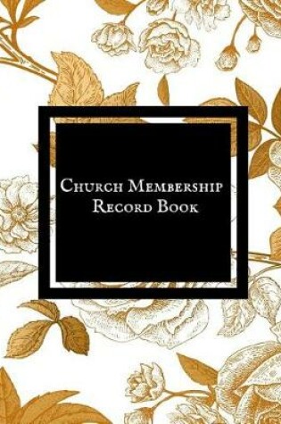 Cover of Church Membership Record Book