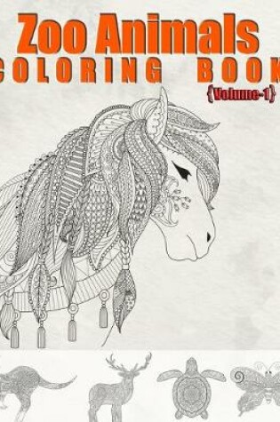 Cover of Zoo Animals coloring book
