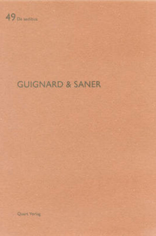 Cover of Guignard & Saner