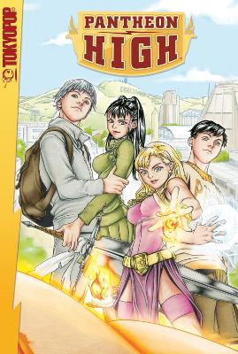 Book cover for Pantheon High manga volume 1