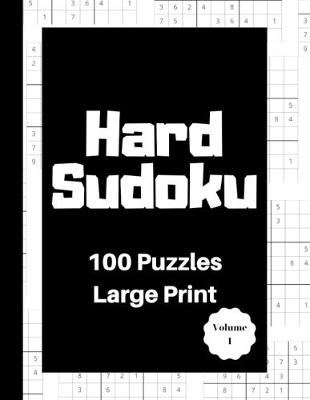 Book cover for Hard Sudoku 100 Puzzles