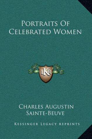 Cover of Portraits of Celebrated Women