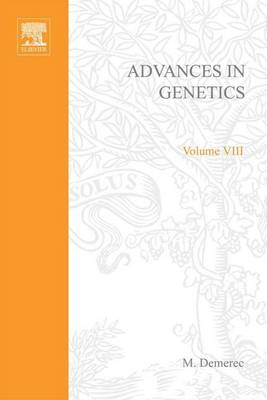 Book cover for Advances in Genetics Volume 8