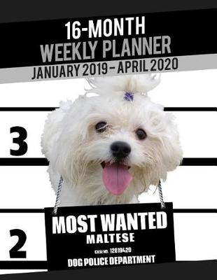 Cover of 2019-2020 Weekly Planner - Most Wanted Maltese