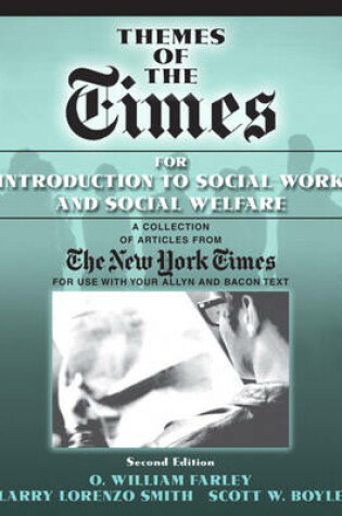 Cover of Themes of the Times for Introduction to Social Work and Social Welfare