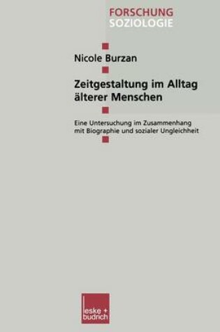 Cover of Zeitgestaltung im Alltag älterer Menschen