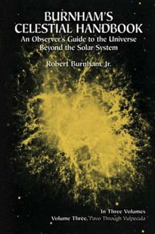 Cover of Burnham's Celestial Handbook, Volume Three