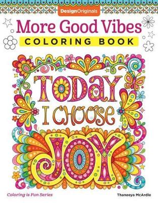 Book cover for More Good Vibes Coloring Book