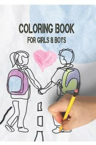 Cover of Coloring Book for Girls & Boys