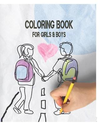 Book cover for Coloring Book for Girls & Boys