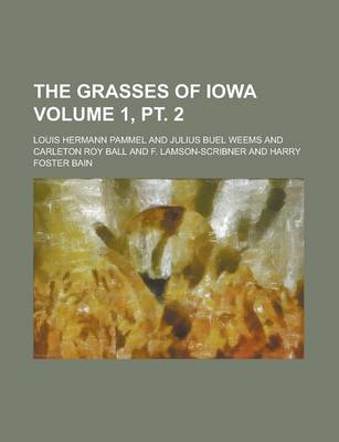 Book cover for The Grasses of Iowa Volume 1, PT. 2