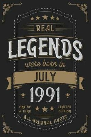 Cover of Real Legends were born in July 1991