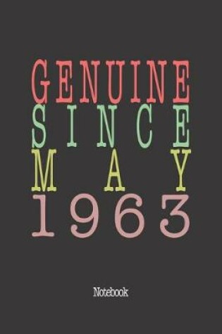 Cover of Genuine Since May 1963