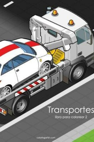 Cover of Transportes libro para colorear 2