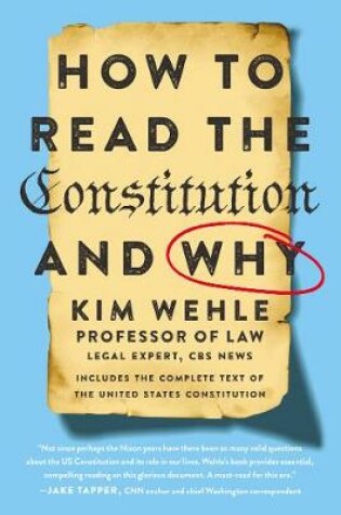 Cover of How to Read the Constitution--And Why