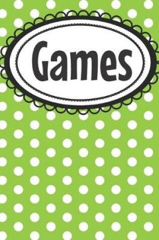 Cover of Polka Dot Paper Games Activity Book for Kids