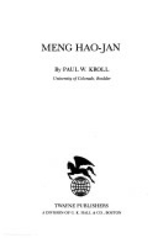 Cover of Meng Hao-Jan