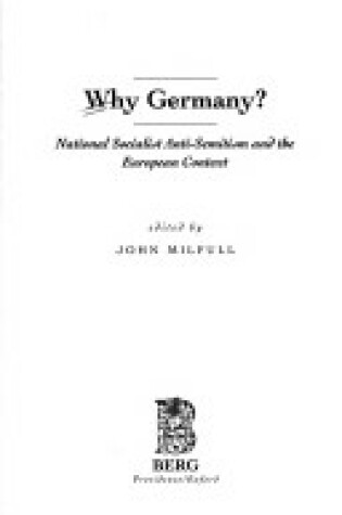 Cover of Why Germany?