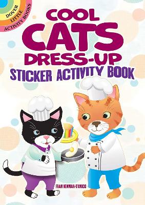 Book cover for Cool Cats Dress-Up Sticker Activity Book