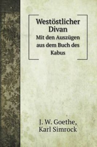 Cover of Westöstlicher Divan