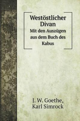 Book cover for Westöstlicher Divan