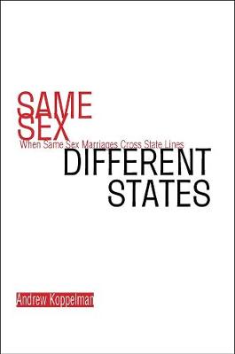 Book cover for Same Sex, Different States