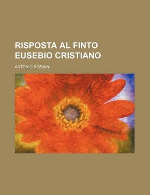 Book cover for Risposta Al Finto Eusebio Cristiano