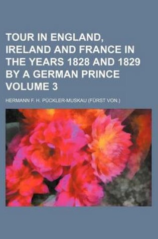 Cover of Tour in England, Ireland and France in the Years 1828 and 1829 by a German Prince Volume 3